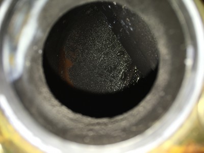 De binnenkant van de boiler