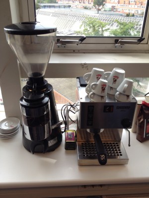 Koffie op het werk
